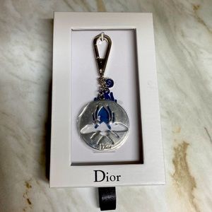 NWT Dior Bee keychain in original box